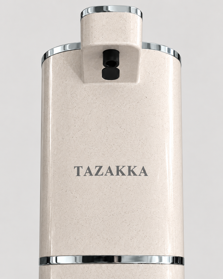 Détail du bec et du capteur de la Tazakka Bottle